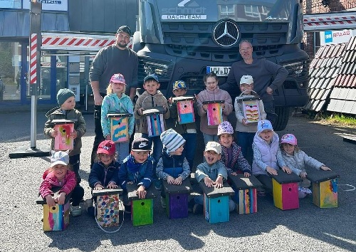 Nistertaler Kinder gestalten Zuhause für Vögel (Fortsetzung)
